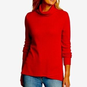 NWT EDDIE BAUER Red Tulip Hem Thermal
